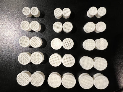 Gyroid Infill White Plugs